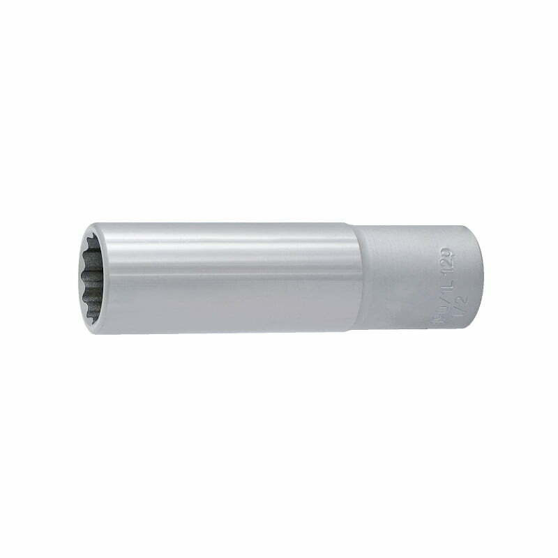 Unior 610770 Μακρύ Καρυδάκι 1/2" με Κουρμπαριστές Δπιφάνειες18mm 190/1L12p