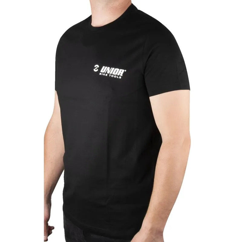 Unior 629305 T-shirt Bike Τools for Μen 1850M.BIKE Μαύρο Large