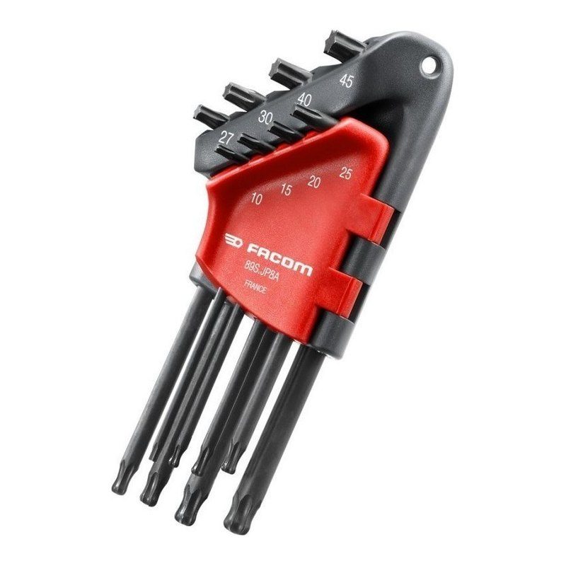 ΣΕΤ 8 ΚΛΕΙΔΙΑ TORX-KΕΦΑΛΗ ΣΦ.-ΠΛΑΣΤ. ΘΗΚΗ FACOM T10 - T45 89S.JP8APB