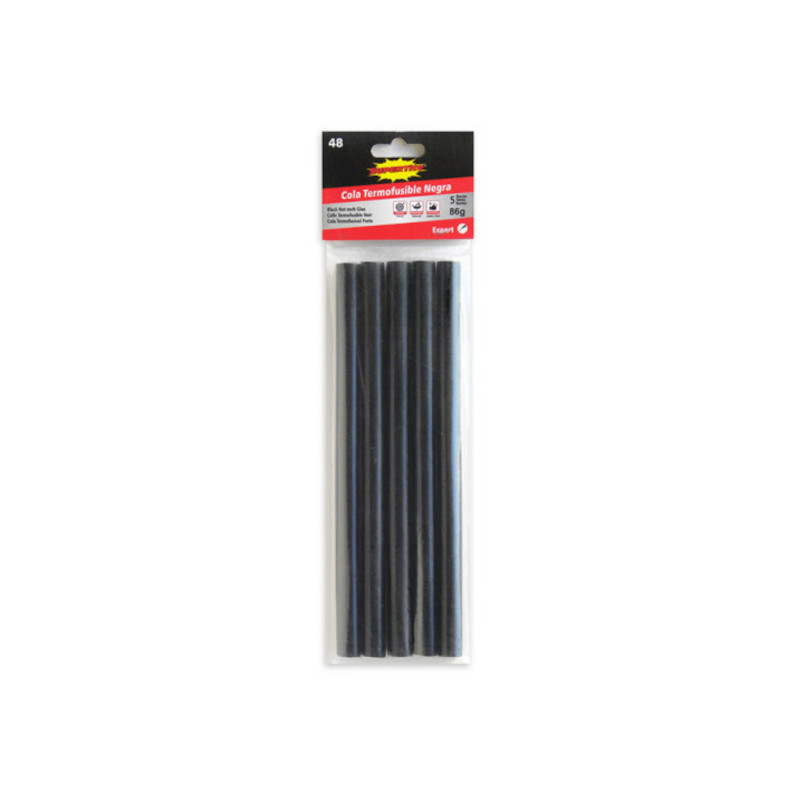 Supertite 2748 Ράβδοι Θερμής Κόλλας Μαύροι 11x180mm 5ΤΜΧ