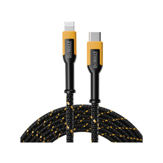 Dewalt 1311357DWG Ενισχυμένο Καλώδιο USB‑C σε Lightning 1.2 m