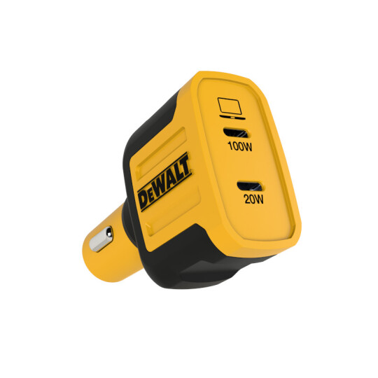 Alternative view of Dewalt 1410484DWG Φορτιστής Αυτοκινήτου 2 Θυρών Type-C 120W