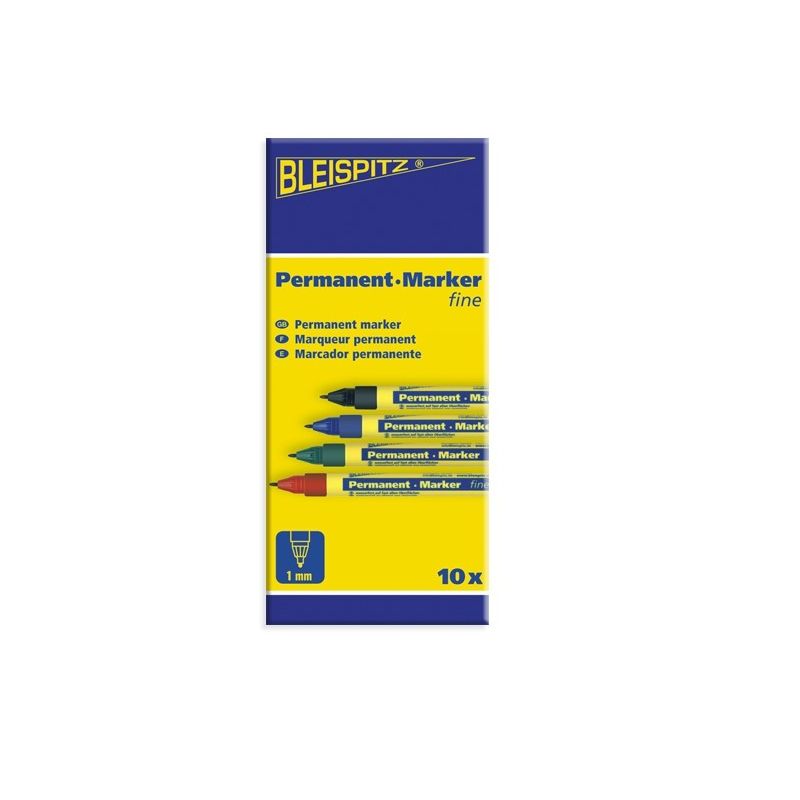 Bleispitz 0792-1 Ανεξίτηλος Μαρκαδόρος Πράσινο 1mm 1TMX