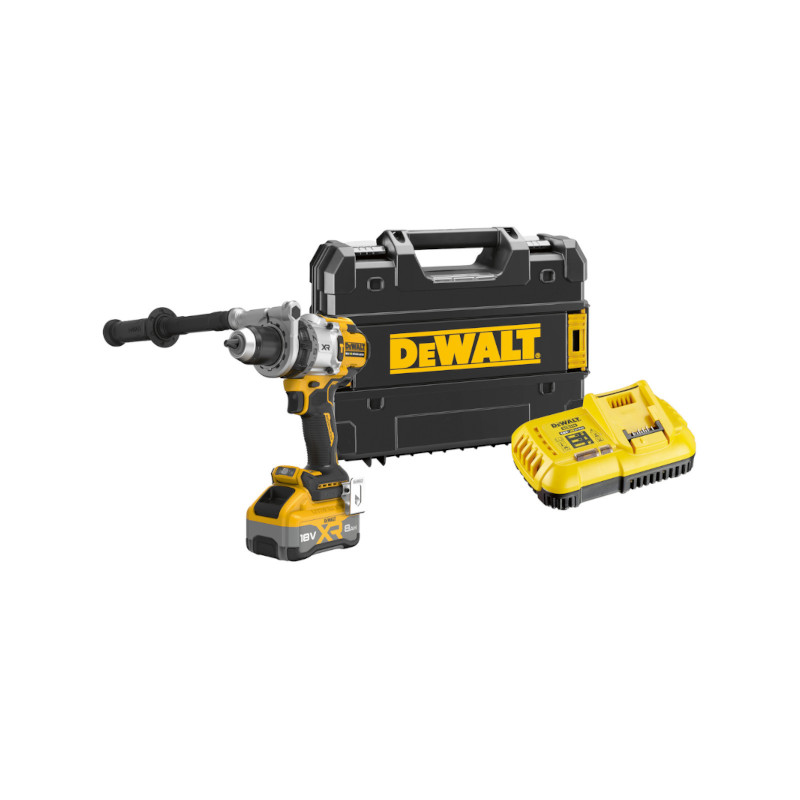 Dewalt DCD1007WW1T Κρουστικό Δραπανοκατσάβιδο Brushless 18V 1x8Ah