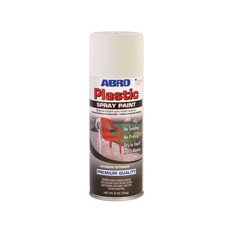 Abro SPP-016-CH-WHT Χρώμα Πλαστικών σε Σπρέι Άσπρο Γυαλιστερό 400ml