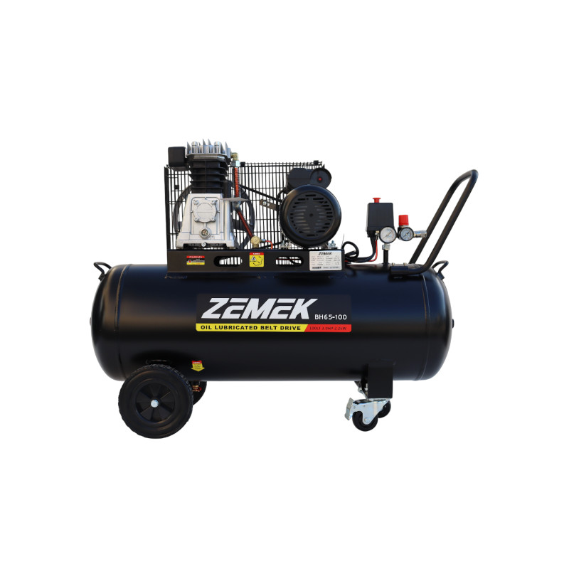 Zemek BH65-100 Αεροσυμπιεστής Λαδιού με Ιμάντα 3HP 100Lt 8Bar