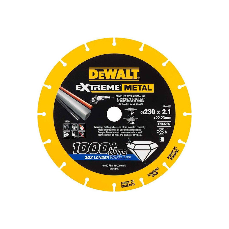 Dewalt DT40255 Δίσκος Κοπής Μετάλλου 230mm