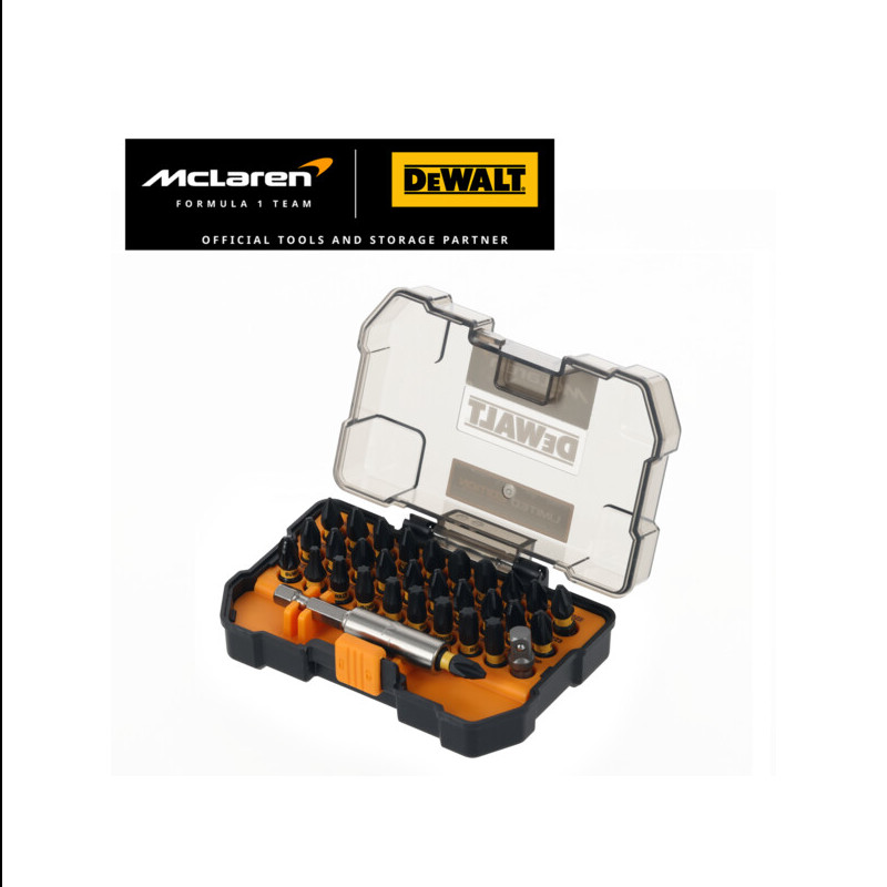 Alternative view of Dewalt DT70901T McLaren Σετ Μύτες με Μαγνητικό Αντάπτορα 32ΤΜΧ