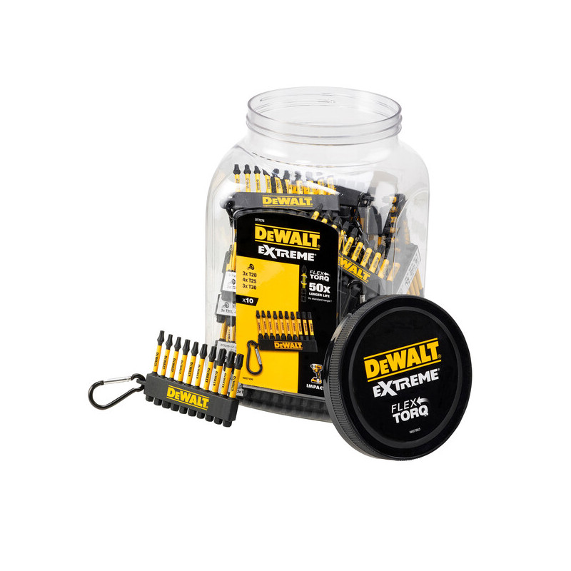 Alternative view of Dewalt DT7275 Σετ Μύτες Κατσαβιδιού Torx 10TMX