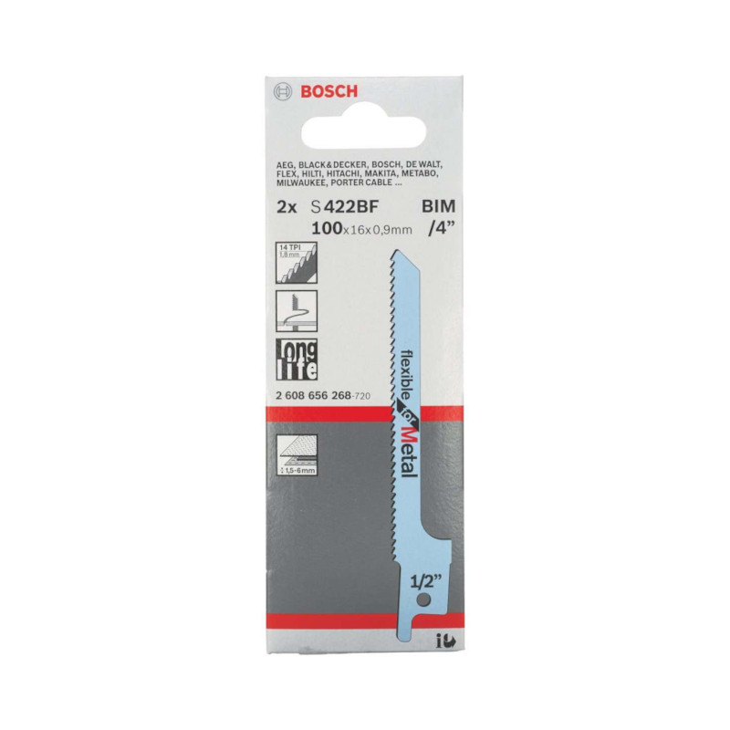 Bosch 2608656268 Σπαθόλαμα S 422 BF Διμεταλλική 2ΤΜΧ