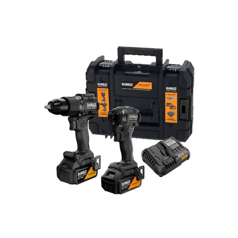 Dewalt DCK2222MP2T McLaren Σετ Κρουστικό Δραπανακατσάβιδο & Παλμικό Κατσαβίδι 18V 2×5.0Ah TSTAK