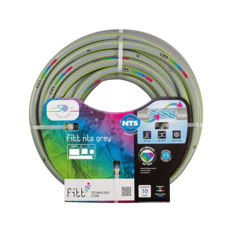Fitt 540805.0156 NTS Grey Λάστιχο Ποτίσματος 5/8" 25m