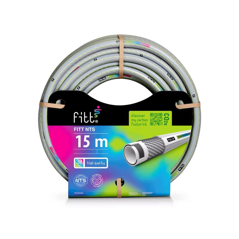 Fitt 540805.0154 NTS Grey Λάστιχο Ποτίσματος 15m