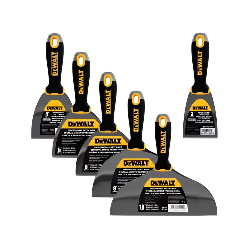 Dewalt 3-139 Σετ Σπάτουλες Στόκου 76-254mm 6ΤΜΧ