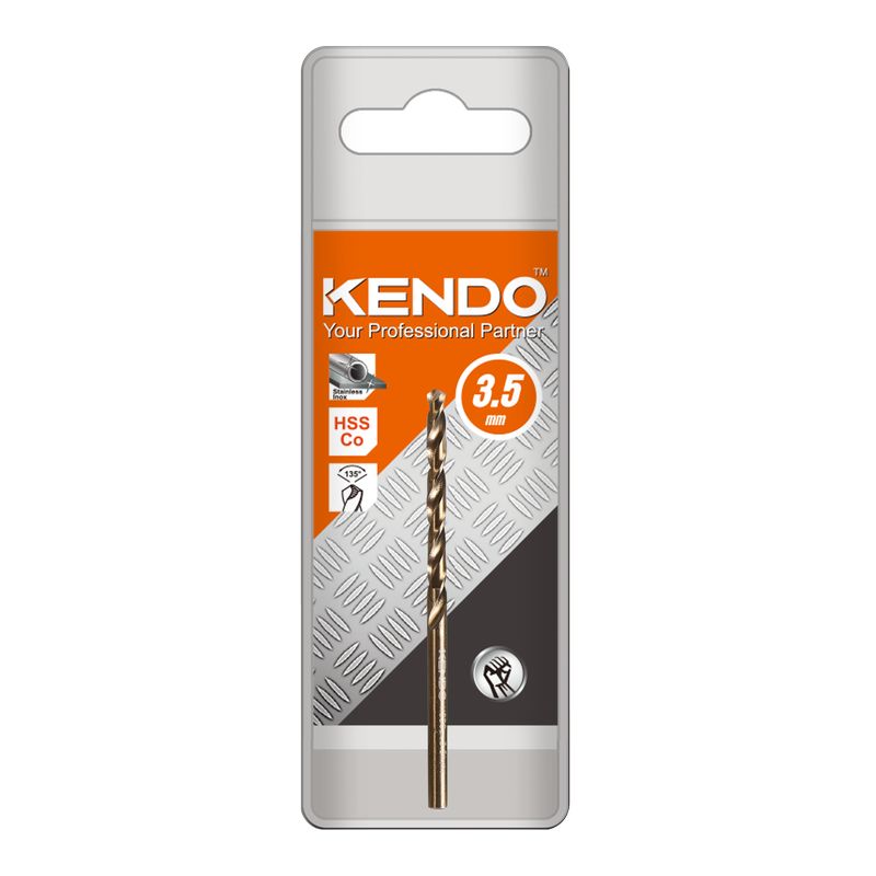 Alternative view of Kendo 10303504 Τρυπάνι Κοβαλτίου HSS-CO 3,5x70mm