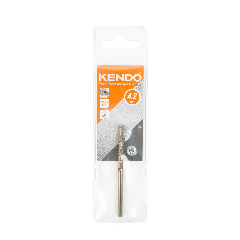 Kendo 10304204 Τρυπάνι Κοβαλτίου HSS-CO 4,2x75mm