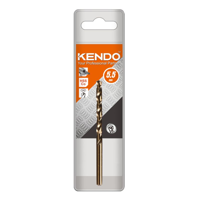 Alternative view of Kendo 10305504 Τρυπάνι Κοβαλτίου HSS-CO 5,5x93mm