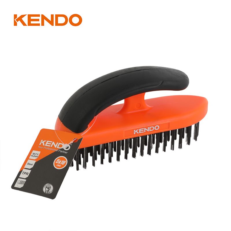 Alternative view of Kendo 31402 Συρμάτινη Βούρτσα Χειρός 16x7,5x5,2cm