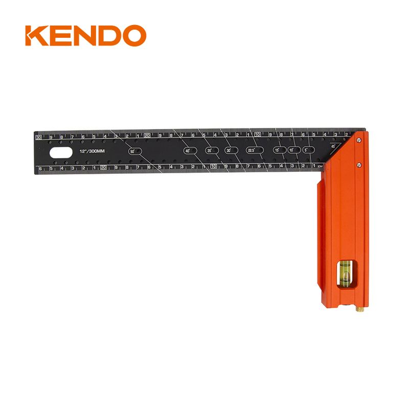 Alternative view of Kendo 35373 Γωνία Μαραγκών με Αλφάδι 12" / 300mm
