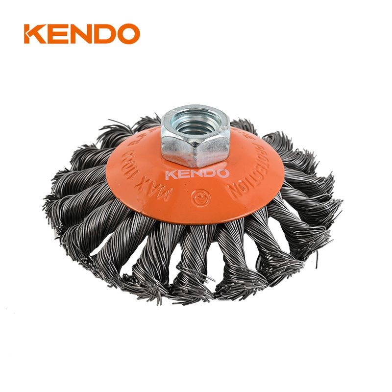 Kendo 76001329 Βούρτσα Λοξότομησης Μεταλλική O100mm M14x2mm