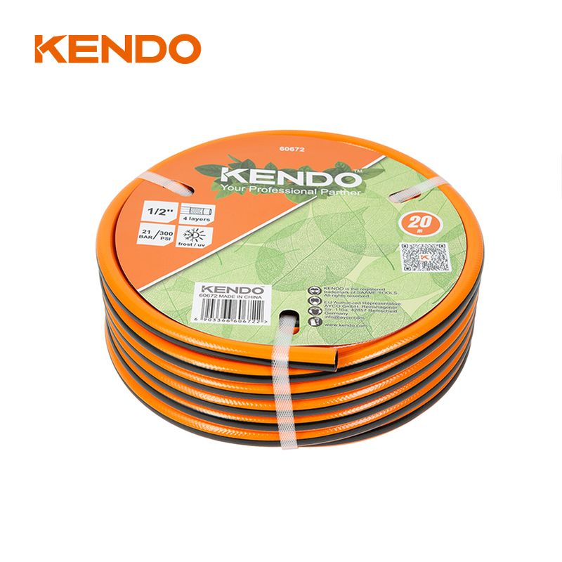 Kendo 60672 Ενισχυμένο Λάστιχο Κήπου Ποτίσματος 1/2" 20m