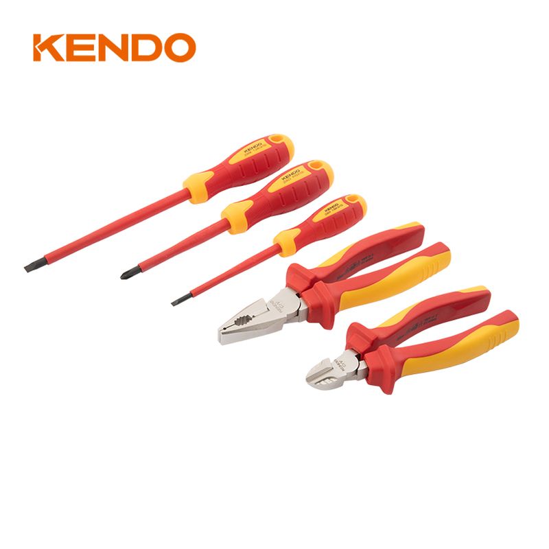 Kendo 85136 Σετ Πένσες & Κατσαβίδια 1000V VDE 5TMX