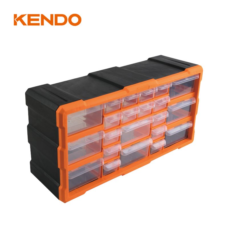 Kendo 90247 Συρταριέρα Εργαλείων Πλαστική 22 Θέσεων L495xW160xH255mm