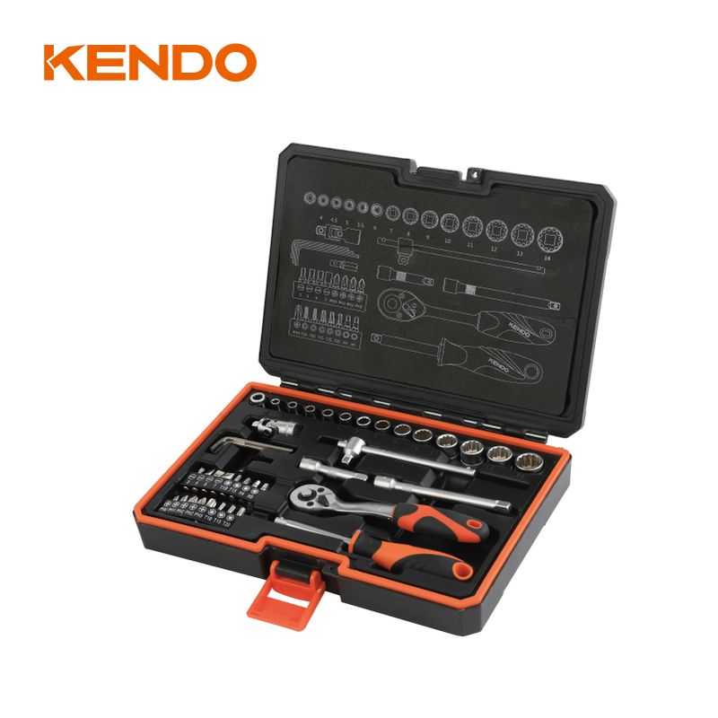 Kendo 90562 Σετ Καστάνια με Καρυδάκια 1/4' 42TMX