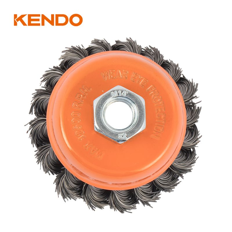 Alternative view of Kendo 76002729 Βούρτσα Τροχού Μεταλλική Φ75mm, M14x2mm
