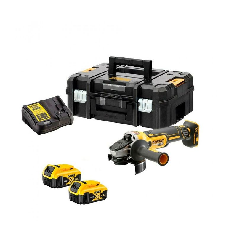 Dewalt DCG405P2 Γωνιακός Τροχός 18V 125mm XR 2x5Ah Li-Ion