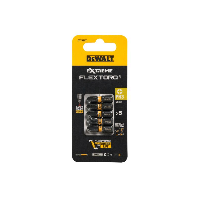Dewalt DT7995T Μύτη PH3X25mm 5τεμ