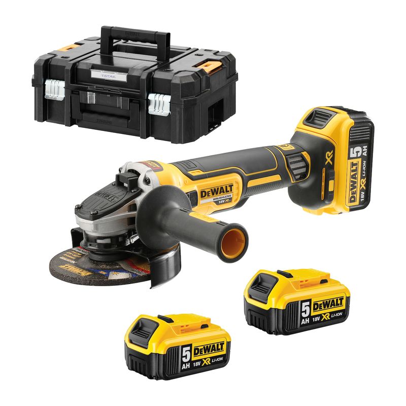 Dewalt DCG405P3 Γωνιακός Τροχός Μπαταρίας 125mm