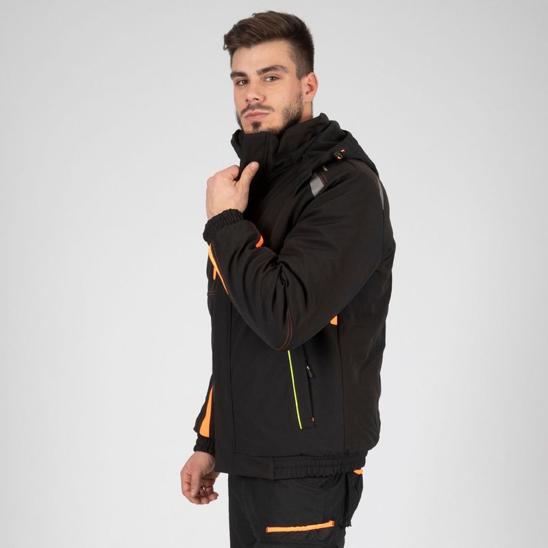 Nine Worths 1391-M Morane Μπουφάν Εργασίας Softshell Μαύρο NoM