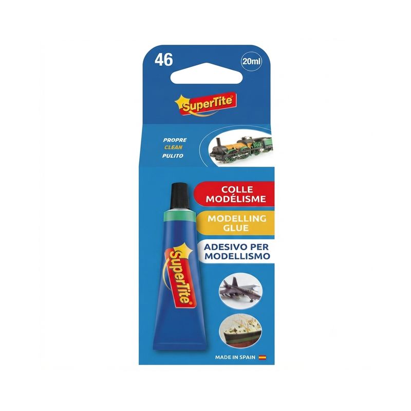 Supertite 2446XS Adhesivo Modelismo Διαφανής Κόλλα Μοντελισμού 20ml
