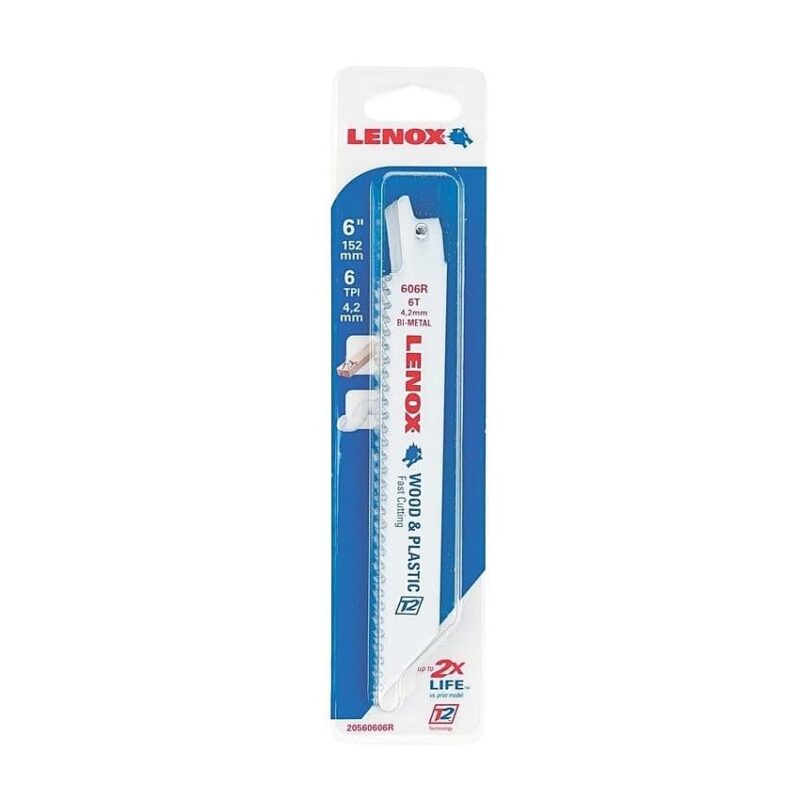 Alternative view of Lenox 20560606R 606R Λάμες Σπαθόσεγας για Ξύλο & Πλαστικό 152mm 6TPI 5ΤΜΧ