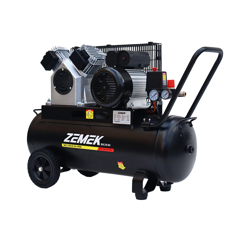 Alternative view of Zemek BVL70-50 Αεροσυμπιεστής Χωρίς Λάδι με Ιμάντα 3HP 50lt 8bar 230V