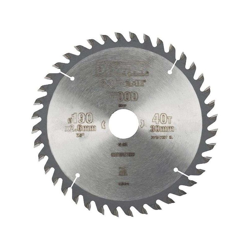 Dewalt DT4064 Δίσκος Φορητού Δισκοπρίονου 190x30mm 40 Δοντιών
